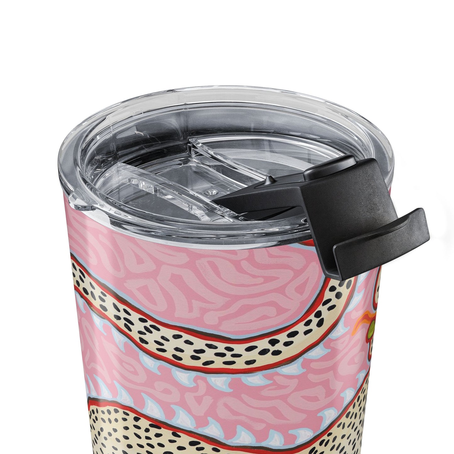 Tumbler 20oz - Ancient Leopard on Pink