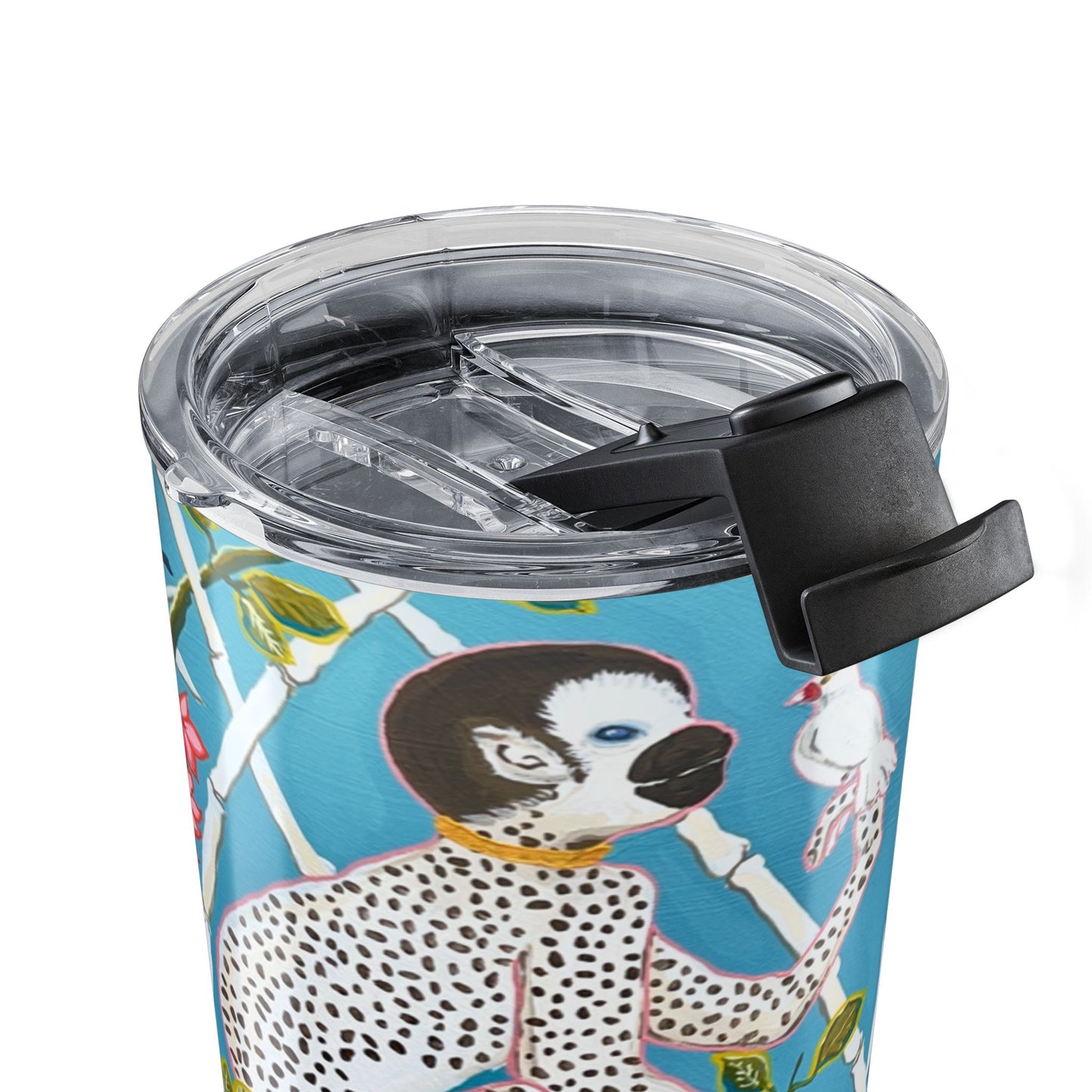 Tumbler 20oz - Monkeys Blue Chinoiserie