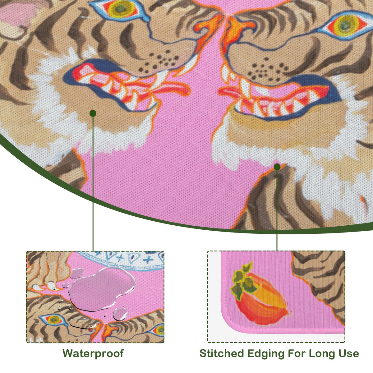 Mahjong Table Mat 33" x 33"
