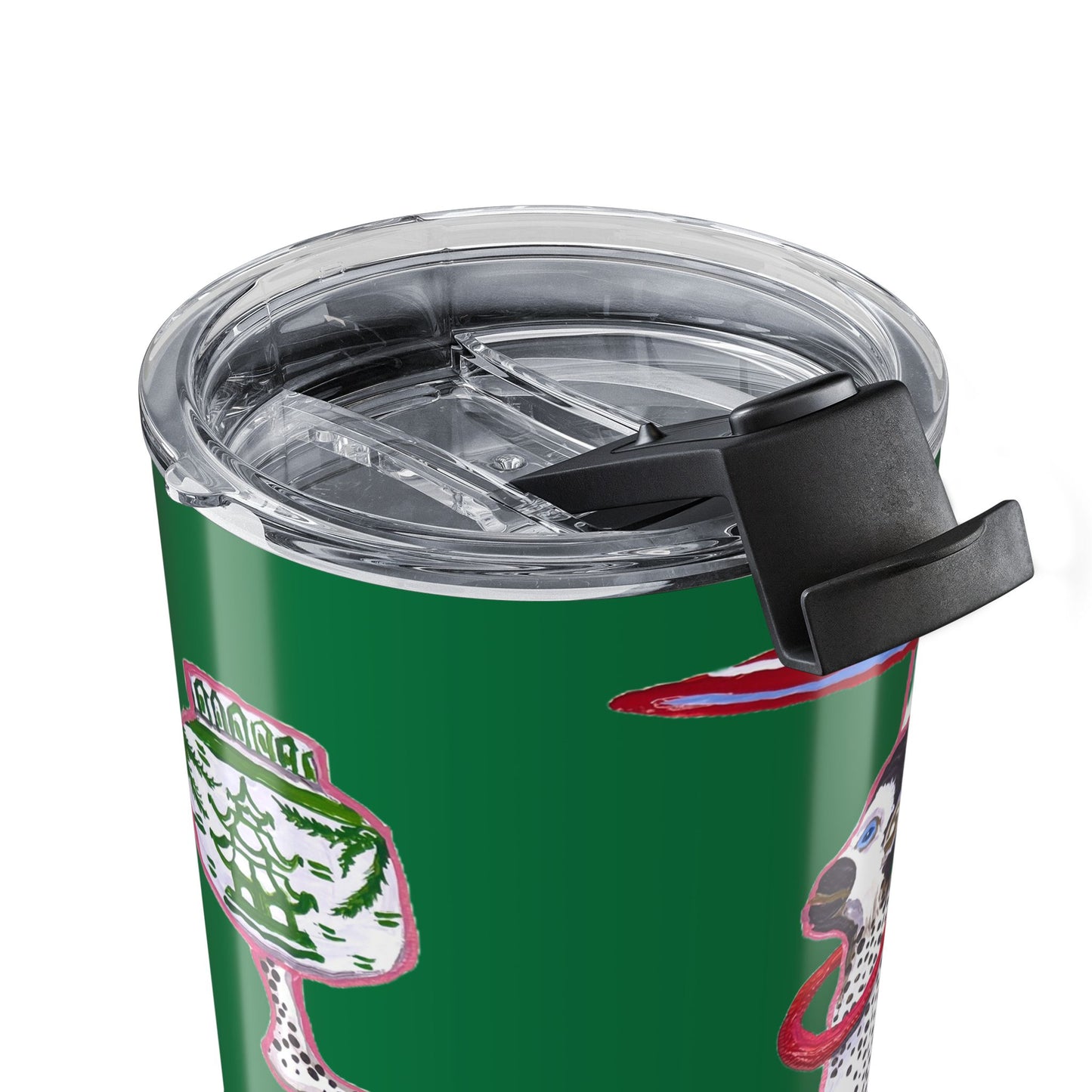 Tumbler 20oz-HOLIDAY MONKEY Dark green