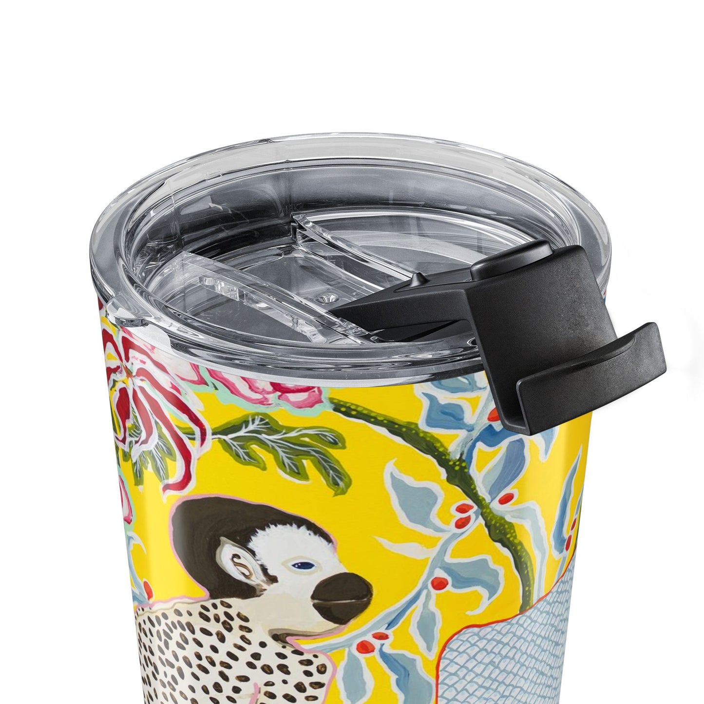 Tumbler 20oz - Monkeys on Yellow
