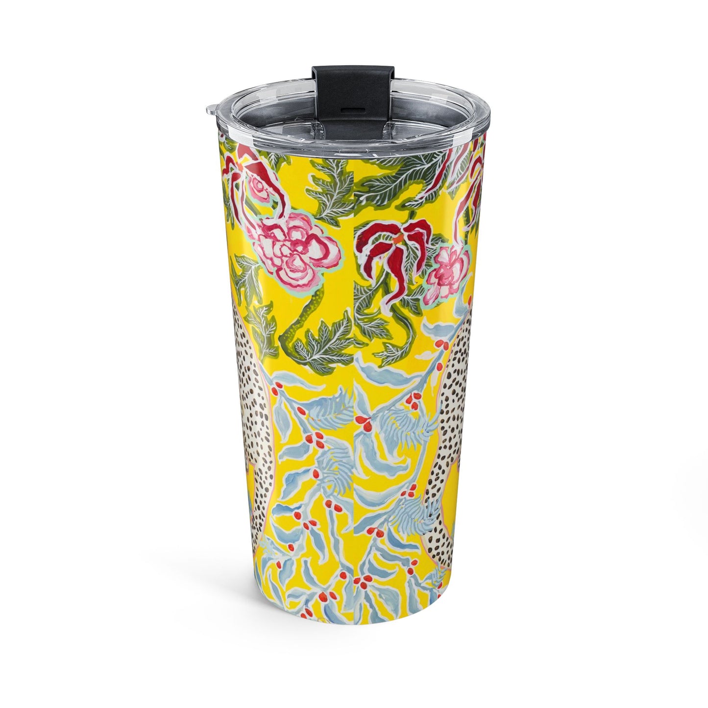 Tumbler 20oz - Monkeys on Yellow