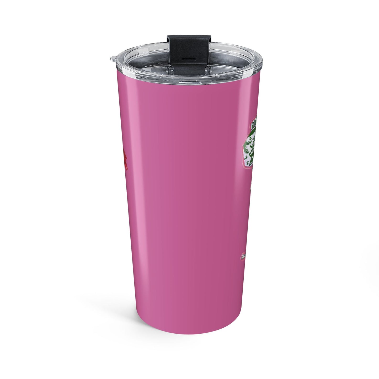 Tumbler 20oz-HOLIDAY MONKEY Pink