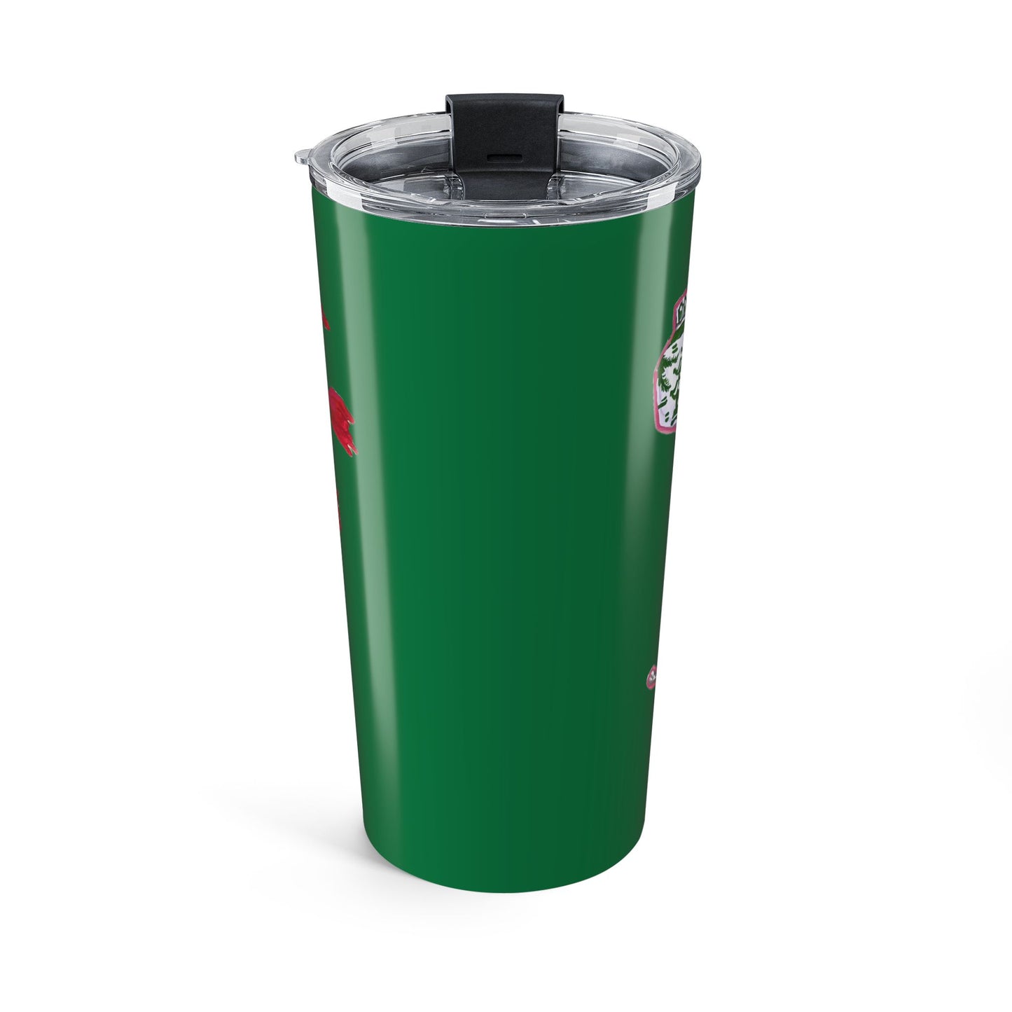 Tumbler 20oz-HOLIDAY MONKEY Dark green