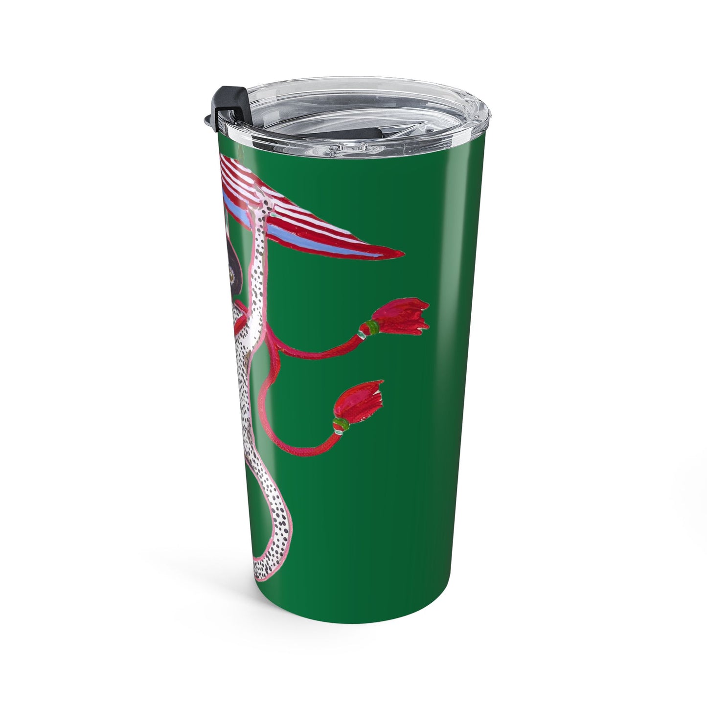 Tumbler 20oz-HOLIDAY MONKEY Dark green