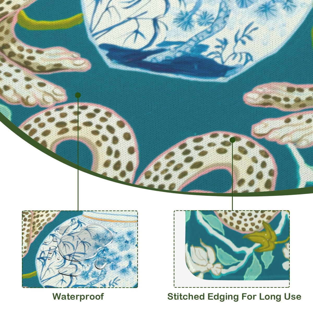 Mahjong Table Mat 33" x 33"
