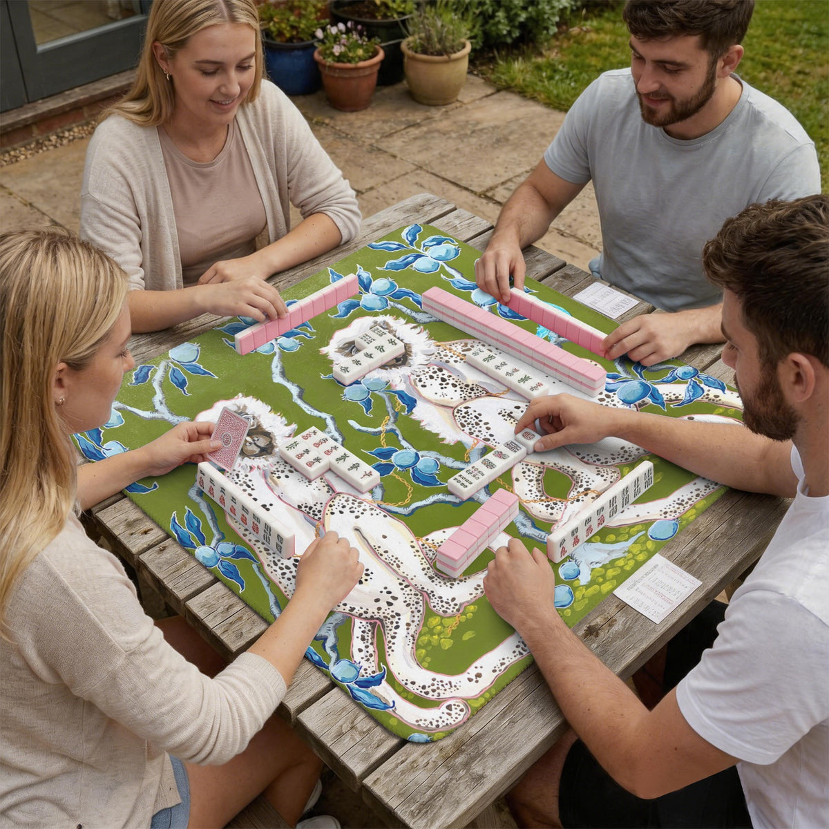 Mahjong Mat 33" x 33"