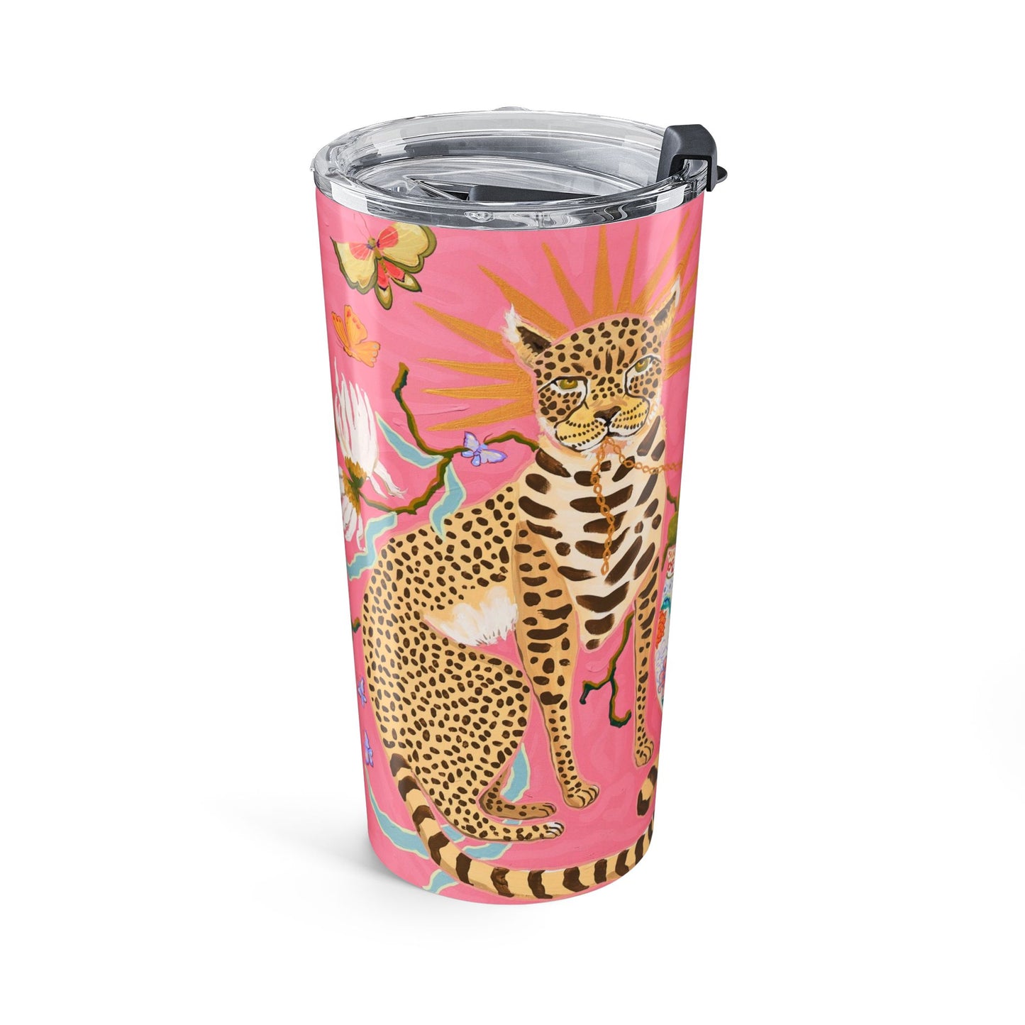 Tumbler 20oz - Leopards, Limes Radiance