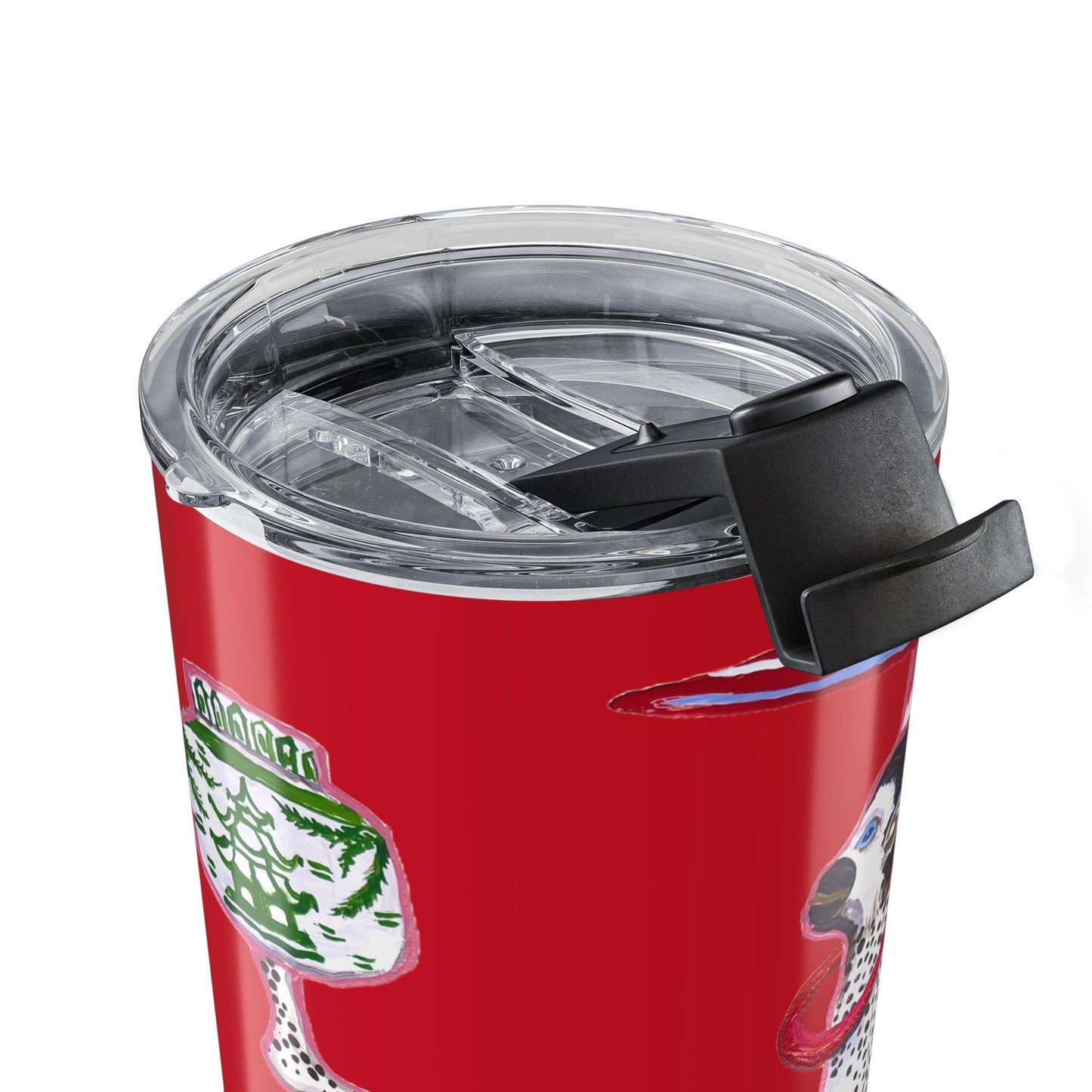 Tumbler 20oz-HOLIDAY MONKEY Red