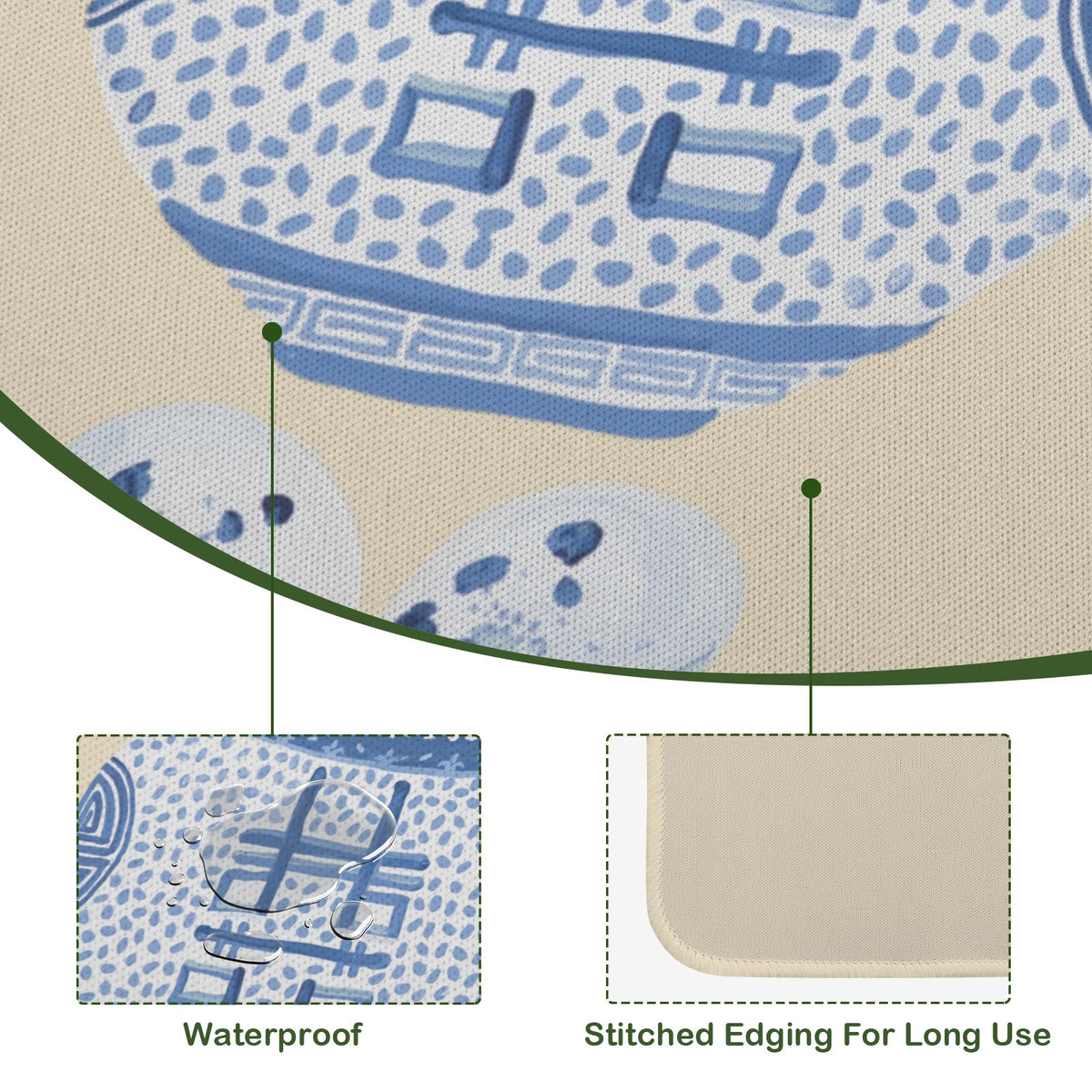 Mahjong Table Mat 33" x 33"