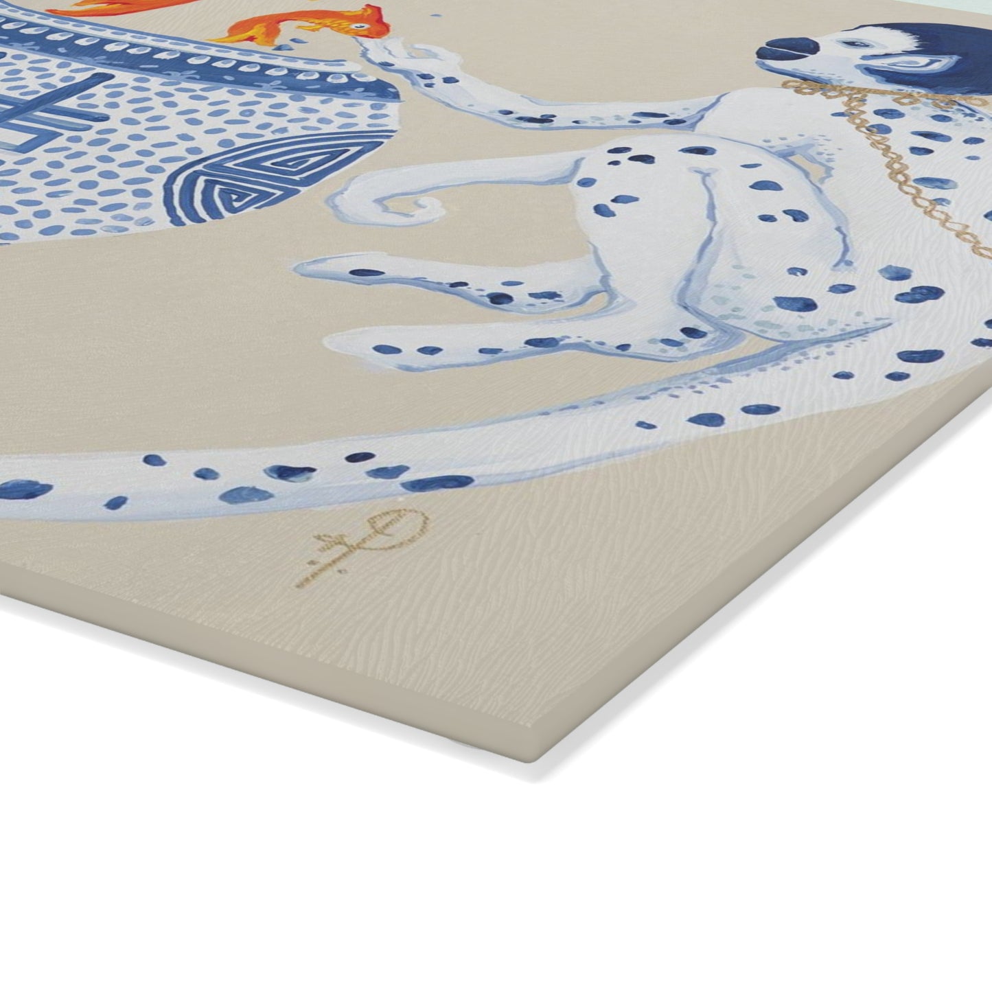 Monkey Business -  Glass Cutting Board