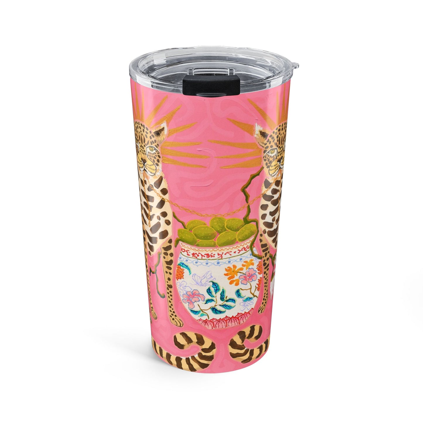 Tumbler 20oz - Leopards, Limes Radiance