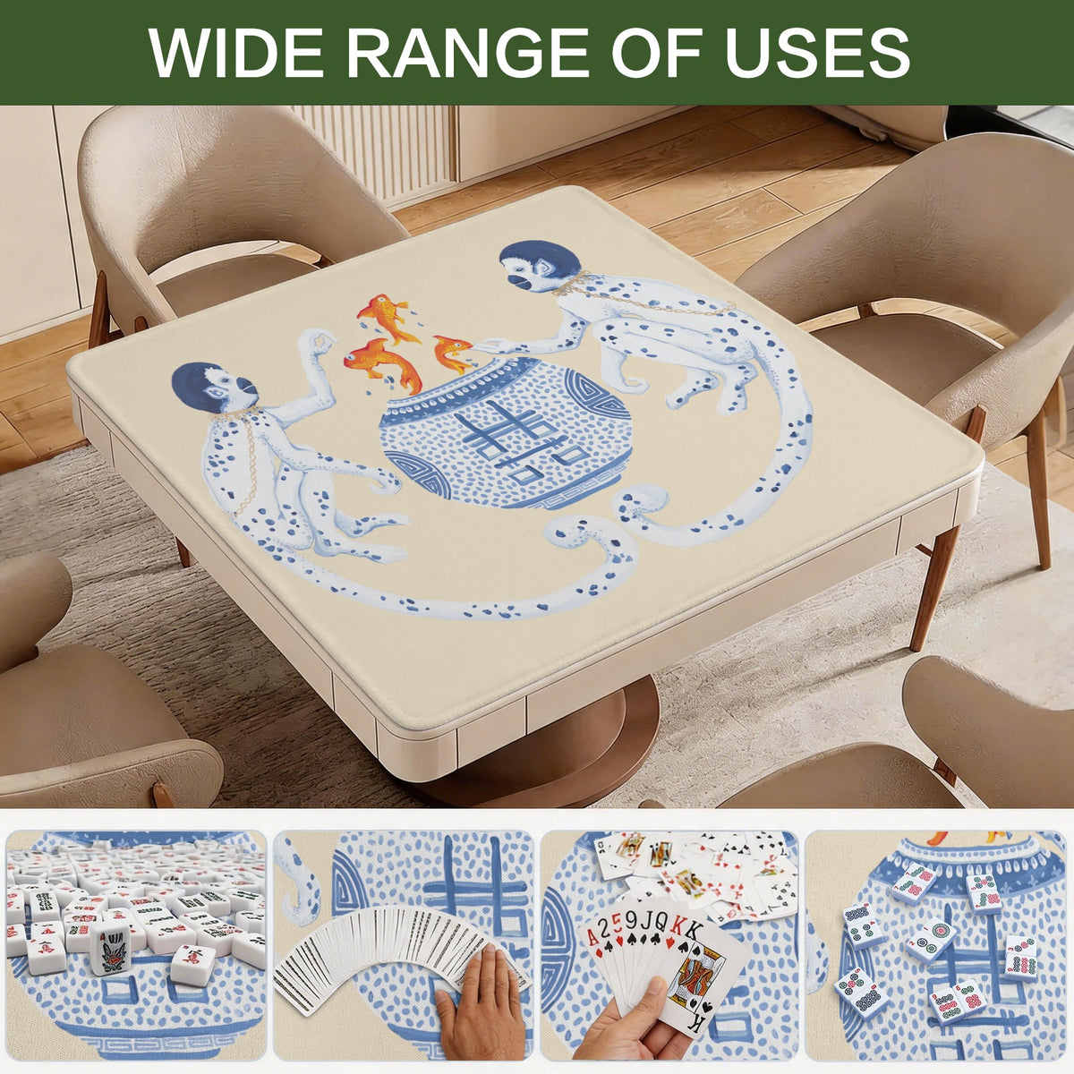 Mahjong Table Mat 33" x 33"