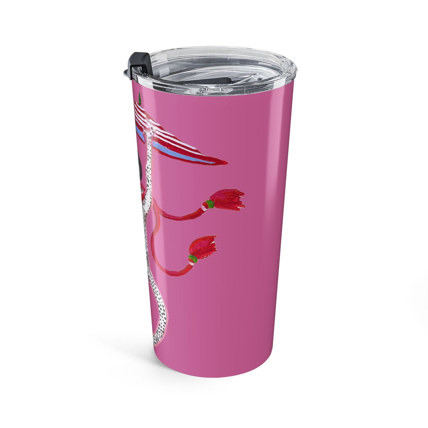 Tumbler 20oz-HOLIDAY MONKEY Pink