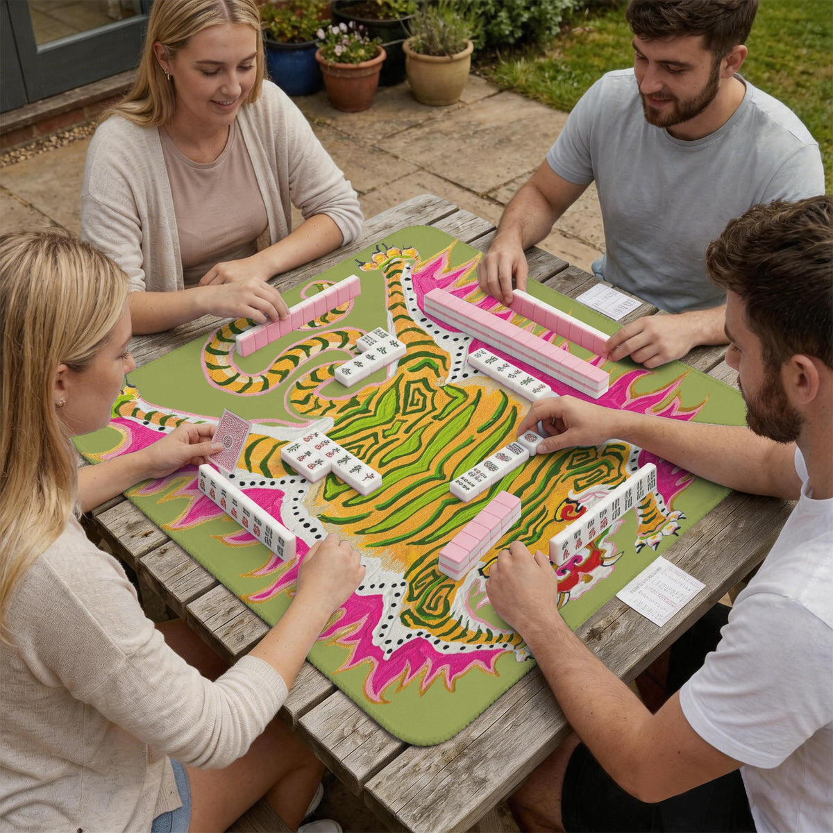 Mahjong Mat 33" x 33"