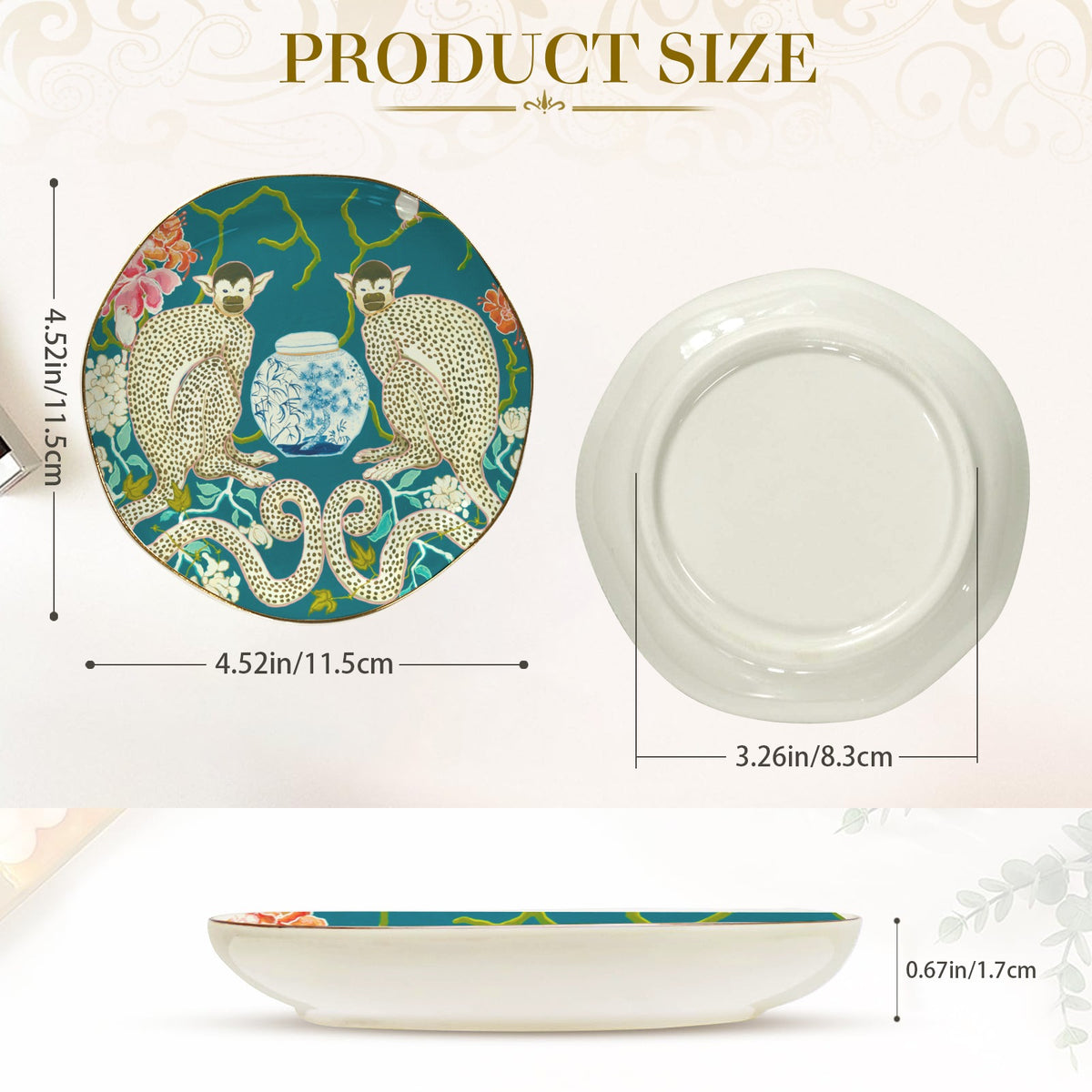 MOT 67 Wavy Round Jewelry Dish