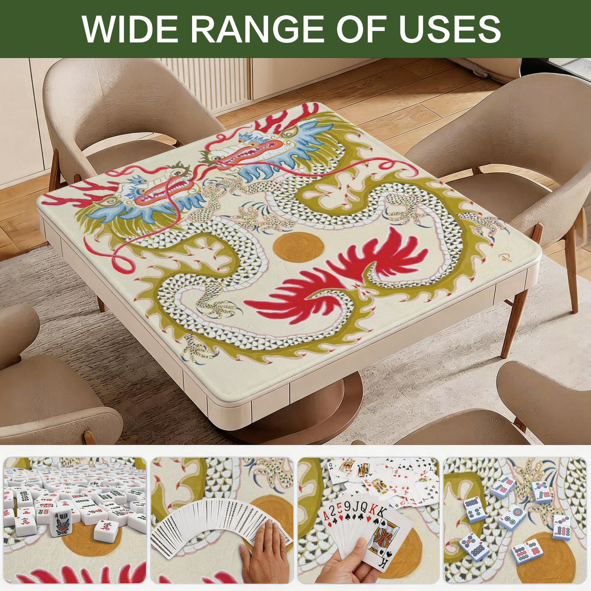 Mahjong Table Mat 33" x 33"
