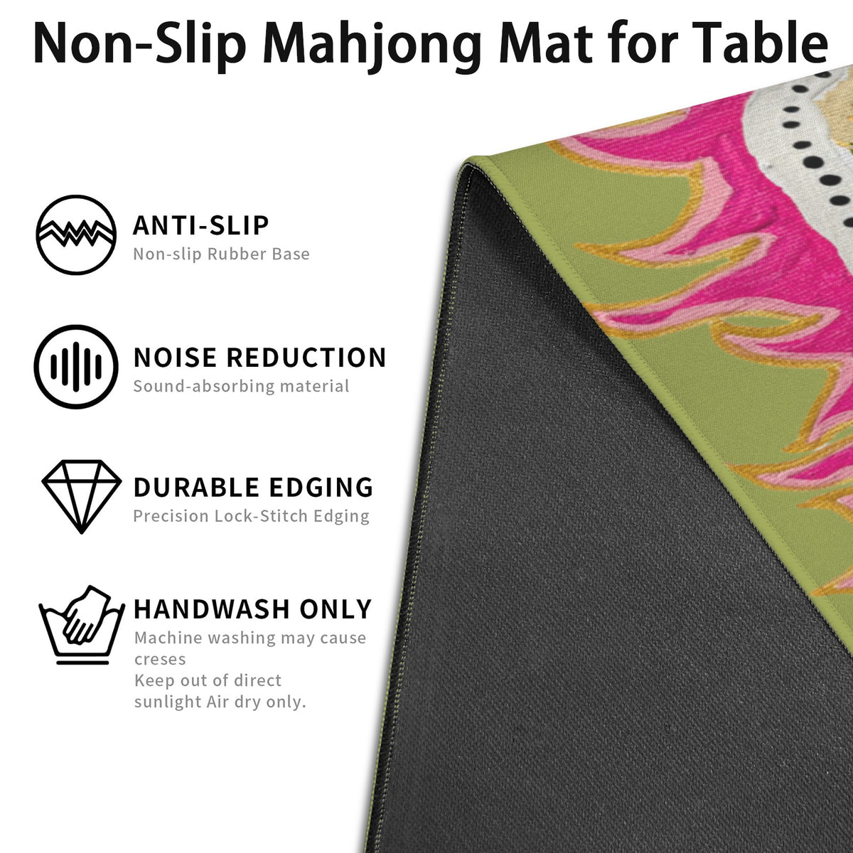 Mahjong Mat 33" x 33"