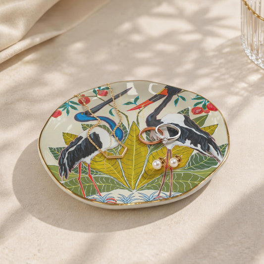 Trinket & Mah-Jongg Dice Dish