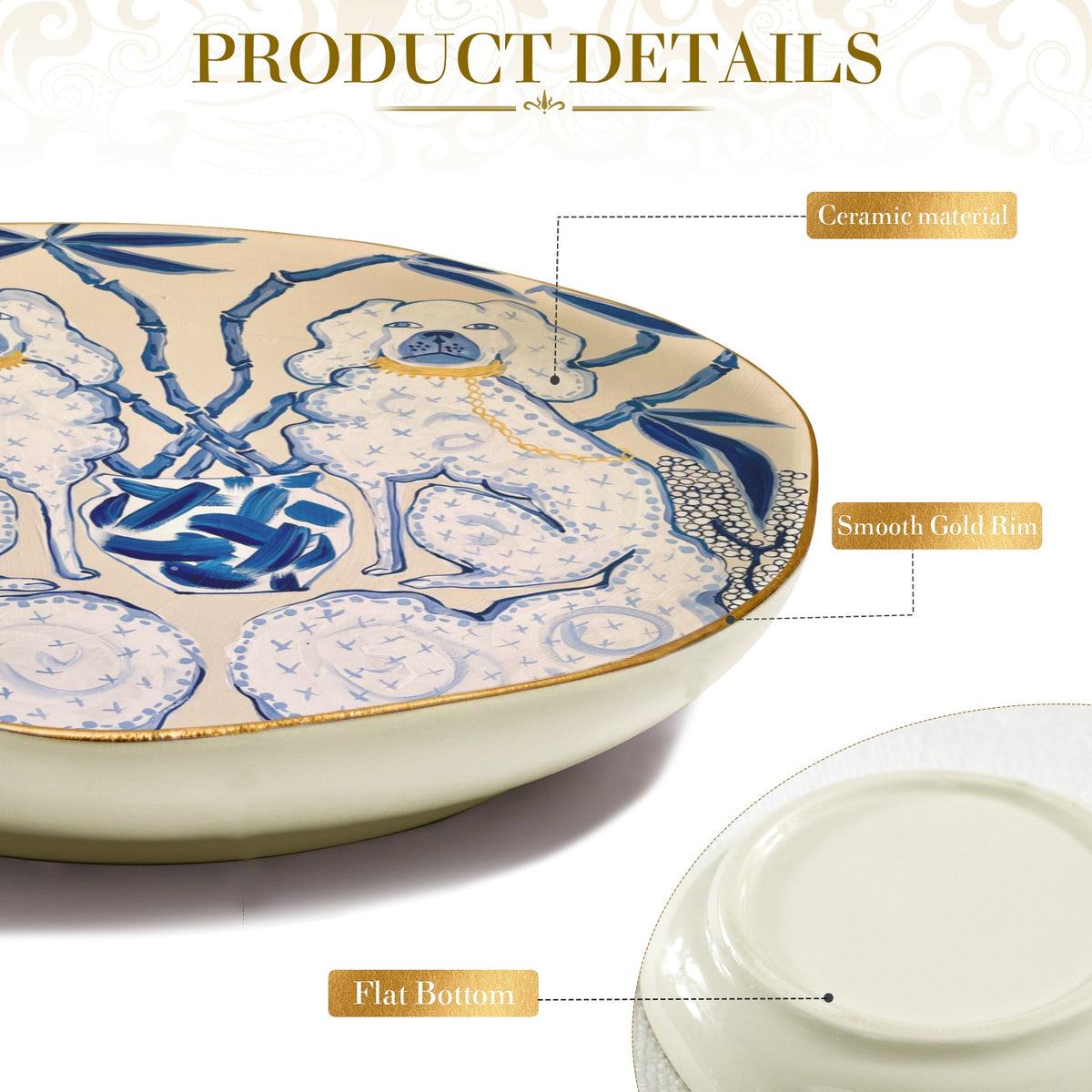 SDBB-27 Wavy Round Jewelry Dish