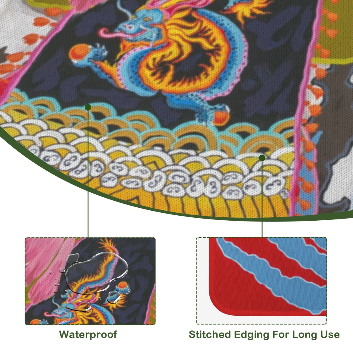 Mahjong Table Mat 33" x 33"