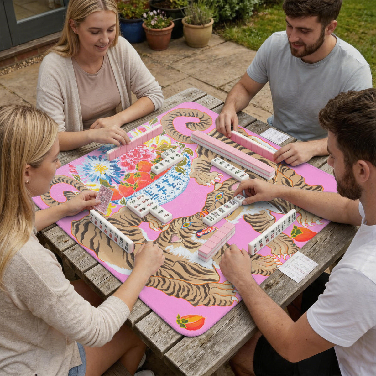 Mahjong Mat 33" x 33"